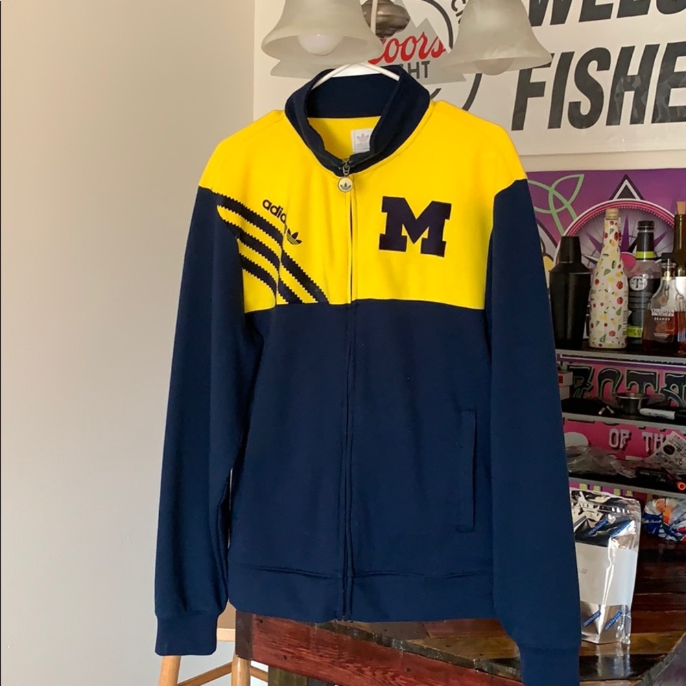 Michigan Adidas Zip up